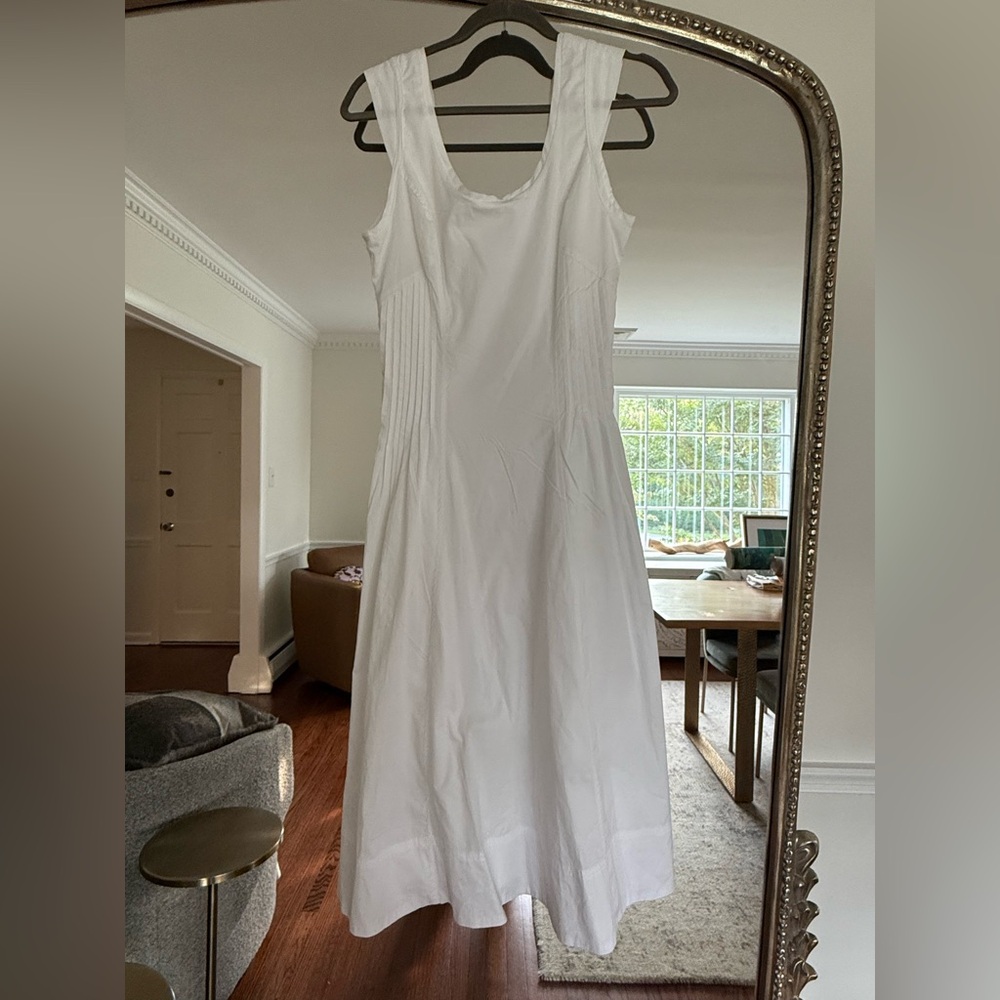 Anthropologie White Maxi Dress
